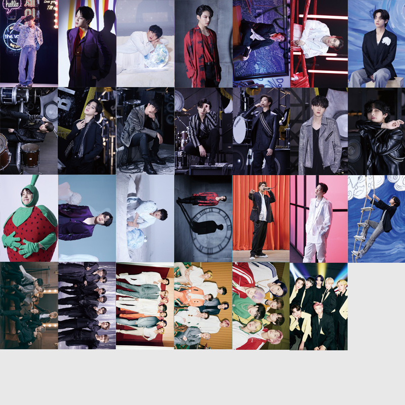 Hộp 54 tấm thẻ LOMO in ảnh chụp album Butter 2021 của nhóm nhạc BTS