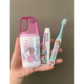 Set cốc + bàn chải + kem đánh răng