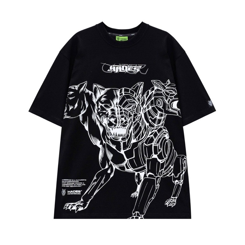 Áo thun HADES cerberrus áo thun unisex tay lỡ