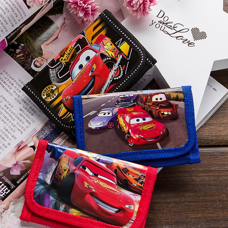 Dễ thương hoạt hình trẻ em ví Anime ba lần Zero Wallet