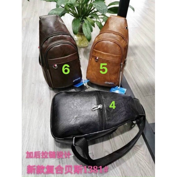 Túi Đeo Chéo Nam , Túi Đeo Nghực Nam Da Trơn