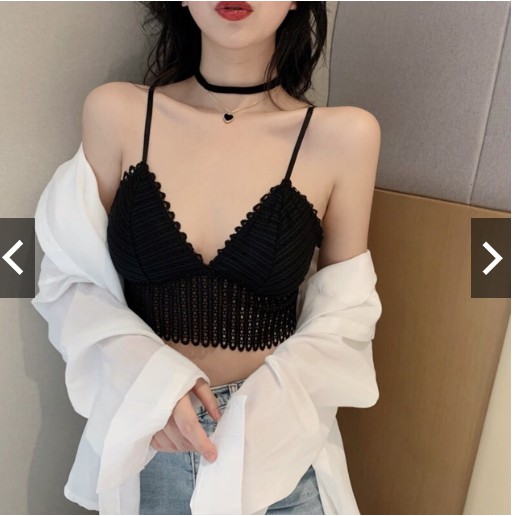 Hàng mới về- Áo bra ren cài sau dây kép sexy 384