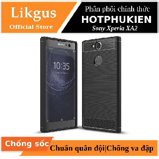 Ốp lưng silicon chống sốc cho Sony Xperia XA2 hiệu Likgus (bảo vệ toàn diện, siêu mềm mịn) - Hàng chính hãng