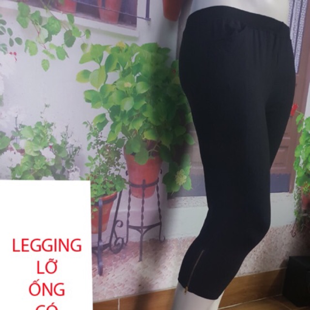 Quần thể thao lửng big size trơn legging size lớn 60-110kg chất đẹp