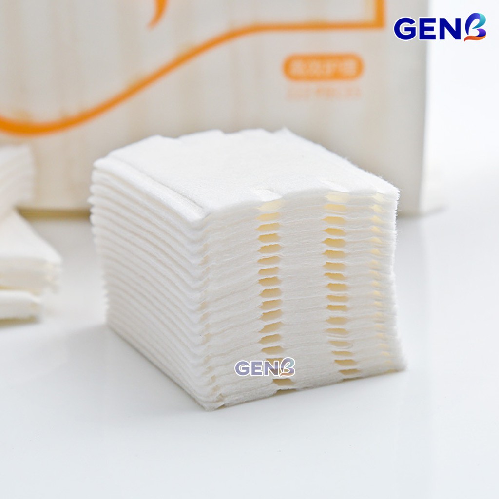 Bông Tẩy Trang Cotton Pads 222 Miếng 3 Lớp Thấm Hút Mỹ Phẩm Nội Địa Trung Chăm Sóc Da Mặt Skincare - Trang Điểm GENB