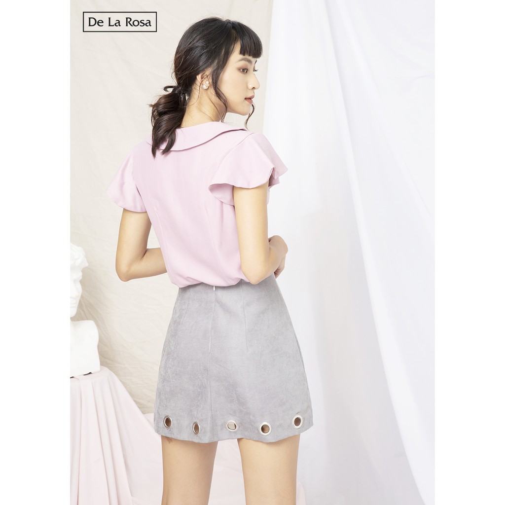 Chân váy thiết kế màu xám form A dạo phố - De La Rosa | BigBuy360 - bigbuy360.vn