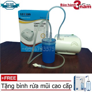 Máy hút mũi Lucass + Tặng bình rửa mũi