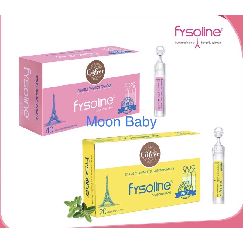 Fysoline - Nước Muối Sinh Lý của Pháp : Vệ sinh mắt - mũi - miệng