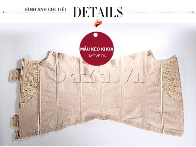 Gel bụng kéo khóa lưới thông hơi cao cấp, đai gen bụng kéo khóa lưới cao cấp