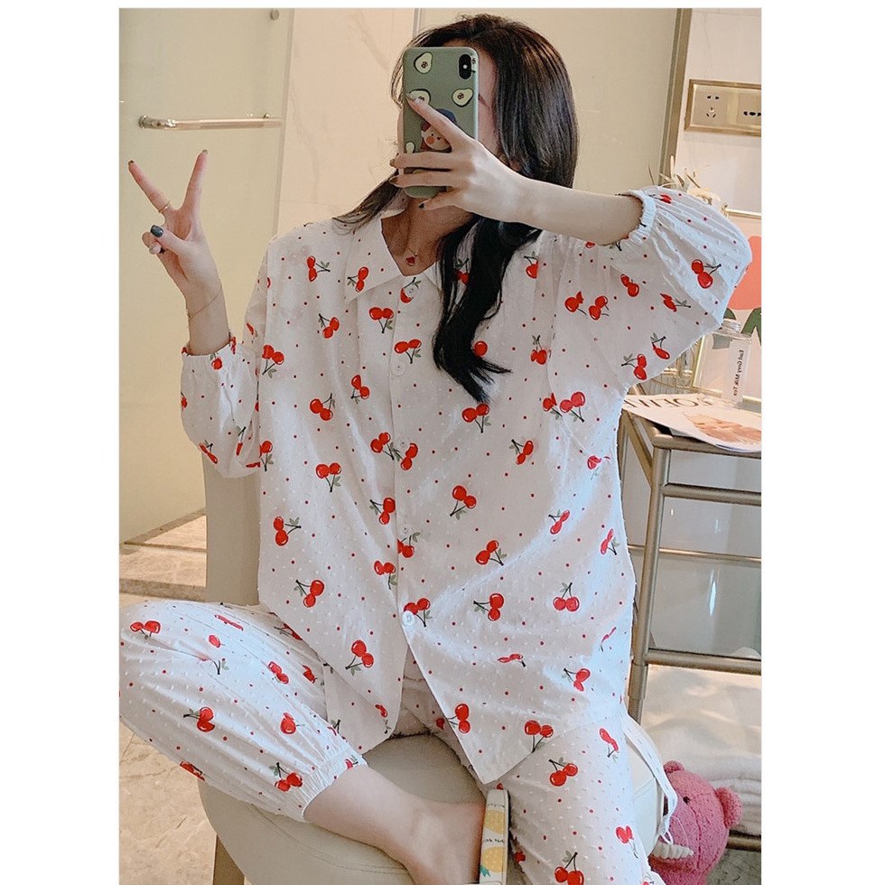 Bộ Bầu Dài Tay Sau Sinh-SAQ129