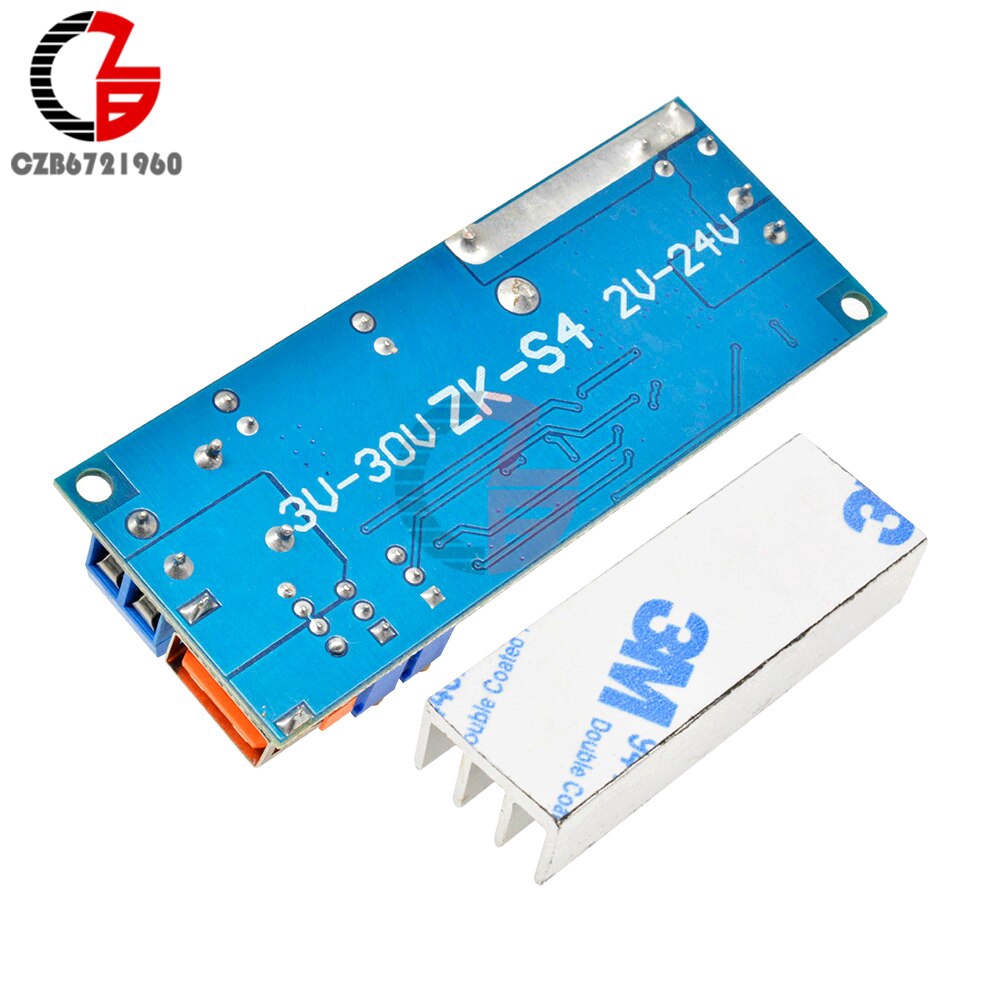 80W CC CV Boost Converter Module 2-24V to 3-30V Step Up Power Supply Transformer Voltage Regulator 3.3V 5V 6V 12V 24V with USB