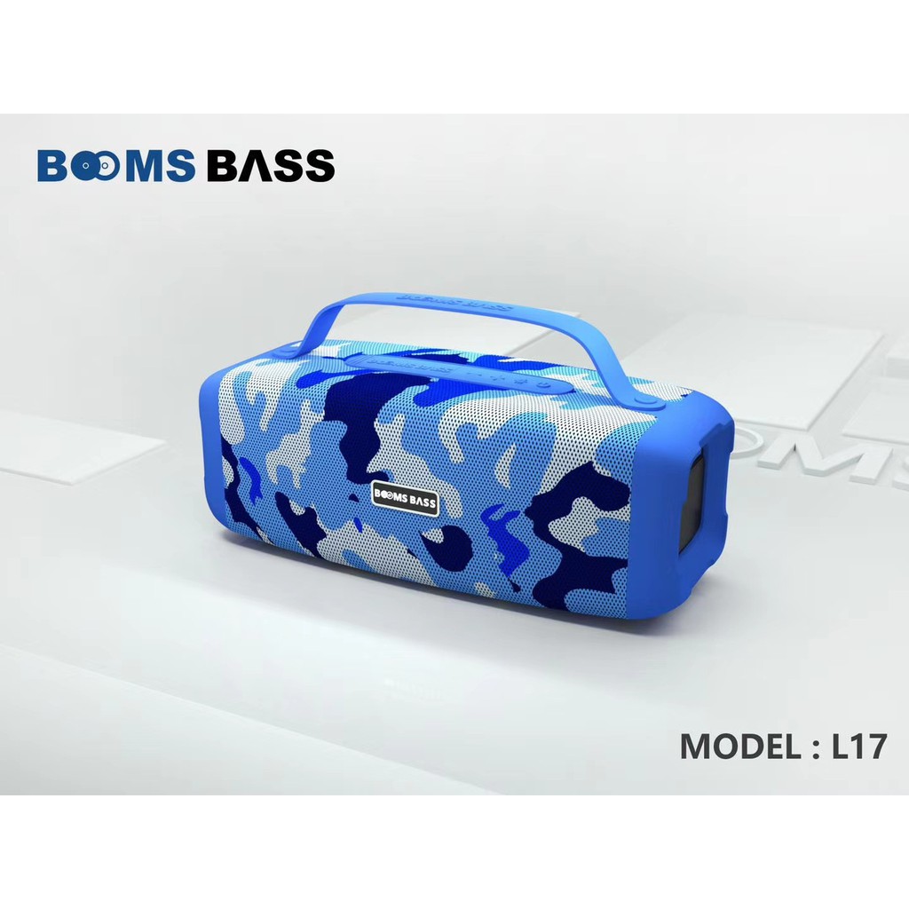 Loa Bluetooth Bombass L17 Kava Store - Âm thanh Bass siêu ấm - Hỗ trợ thẻ nhớ, FM, Audio 3.5mm