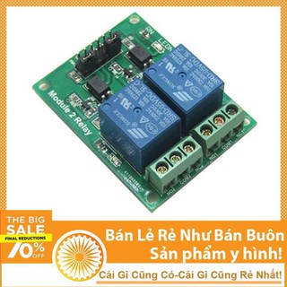 Module Relay 5V 2 Kênh 10A Cách Ly Quang - NTHN