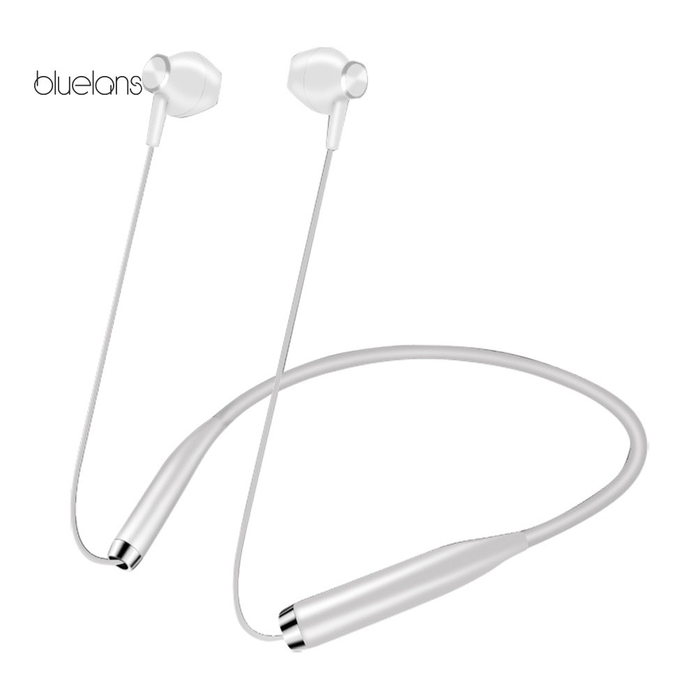 MD❀Foldable Hang Neck Wireless Bluetooth Sweatproof Sport Music Headset Earphone