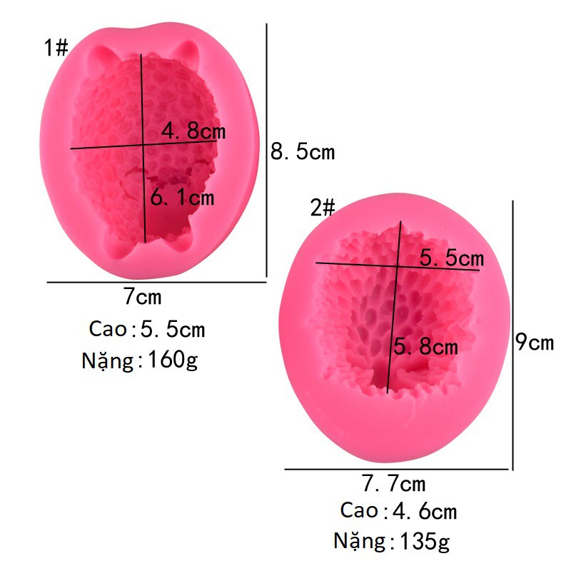 Khuôn silicone 4D Con cừu