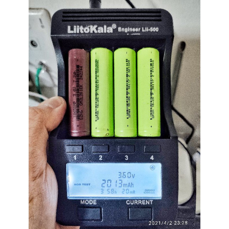 📢📢Cell Pin 18650 cũ 2000mAh xả cao  hàng chính hãng Lishen⚡⚡ 📢📢