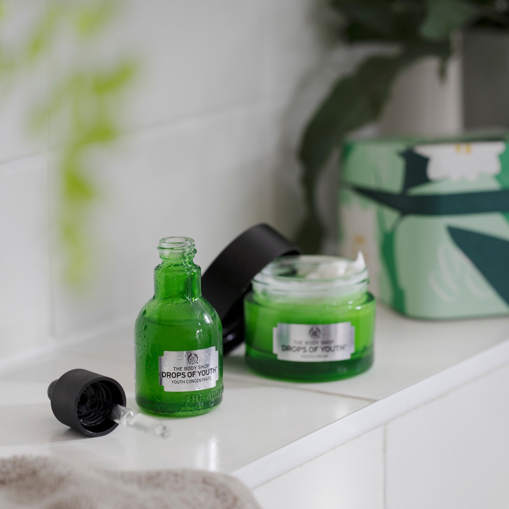 Serum chống nhăn ngăn ngừa lão hóa da the body shop drops of youth