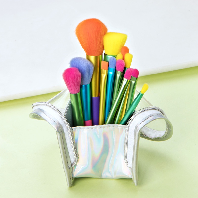 Set 15 cọ trang điểm GDTIMA lông mềm mại thiết kế nhỏ gọn tiện dụng