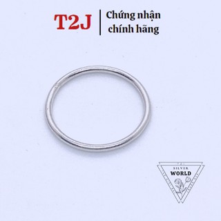 Nhẫn nữ bạctrơn thời trang 925 - nhẫn bạc cho bạn nữ xinh xắn - thương hiệu t2j
