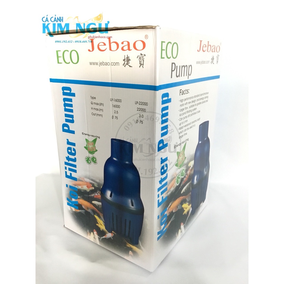 JEBAO LP 16000  Máy Bơm Đứng  Cho Hồ Cá Koi