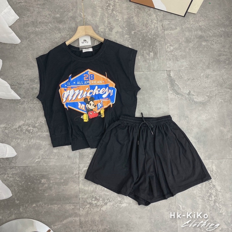 Sét quần giả váy - Sét bộ miky