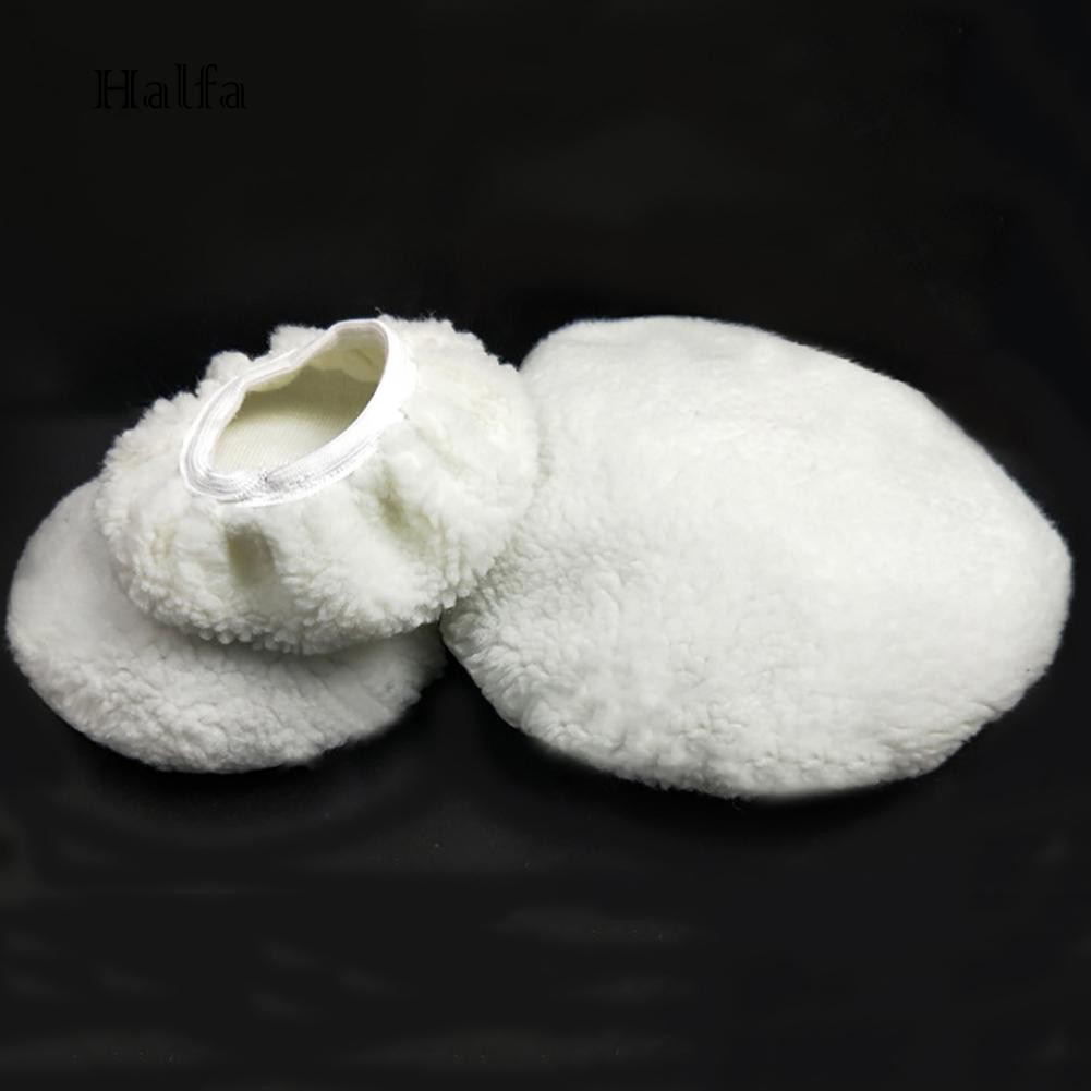 Hl Bộ Dụng Cụ In Hình Độc Đáo Tiện Dụng☆2 Miếng Đệm Đánh Bóng Xe Hơi Sợi Siêu Nhỏ