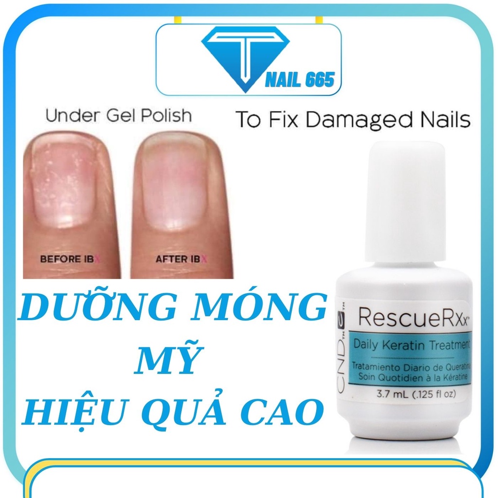 Dưỡng móng CND us Chính hãng , Chai dung dịch dưỡng phục hồi hư tổn móng nail gãy yếu