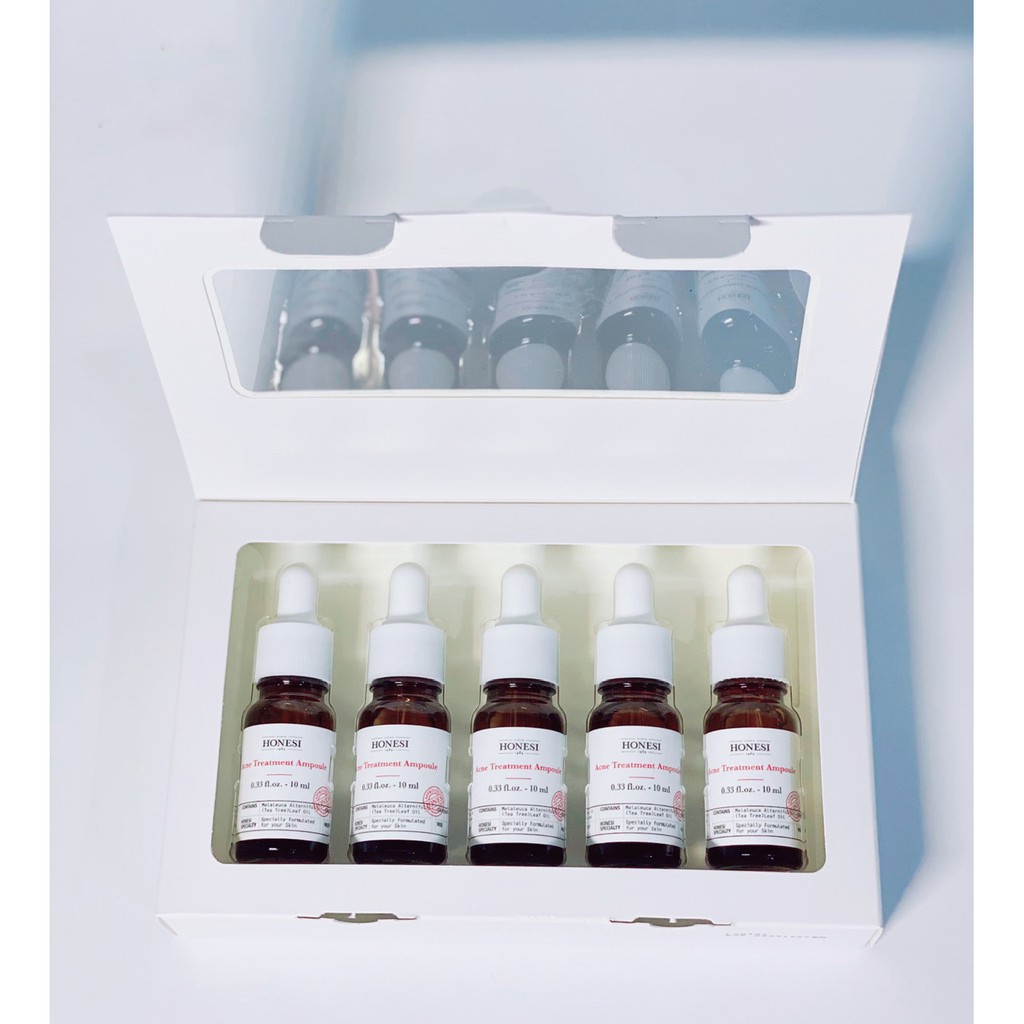 Sét Serum Giảm Mụn Nhanh Lành Tính HONESI Acne Treatment Ampoule (10ml x 5 lọ) - Hàn Quốc BONGSHOPAUTHENTIC | BigBuy360 - bigbuy360.vn