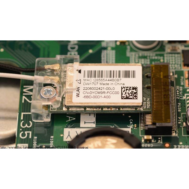 Card Wifi Laptop M.2 NGFF DW1707 | BigBuy360 - bigbuy360.vn