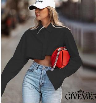 [Mã TOPS06 giảm đến 10k đơn 99k] Áo Lửng Tay Dài Cổ Lọ Thời Trang Dành Cho Nữ | BigBuy360 - bigbuy360.vn