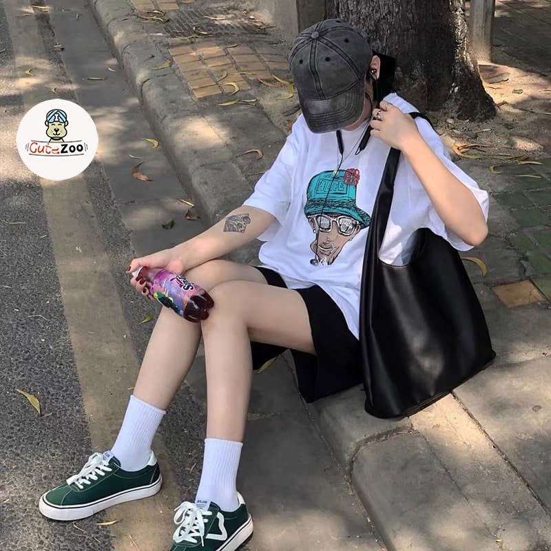 Set bộ đùi thể thao và áo thun cộc tay ALIFE Unisex nam nữ chất thun mềm mát - CUTEZOO
