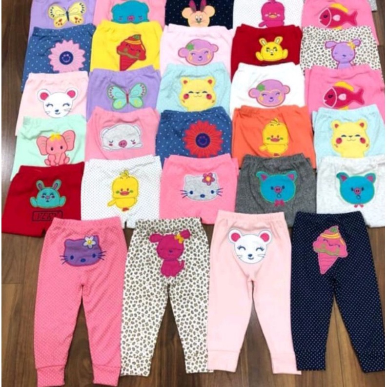 Sét 10 quần mông thú thêu đắp hàng xuất dư cho bé trai bé gái
