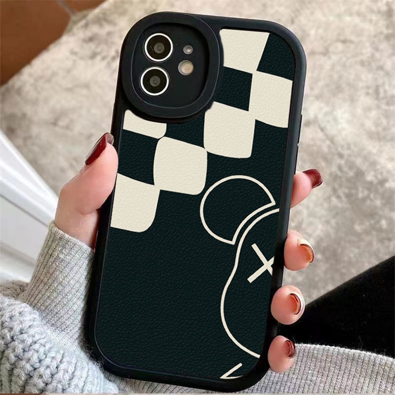 Vỏ điện thoại Phim hoạt hình đơn giản Vỏ silicon hình gấu kẻ sọc cho Redmi 9A 9C 9T note11 9 Xiaomi 12 pro 12x 11 Lite 11 UItra 10s 10Pro POCO X3 POCO X3 NFC