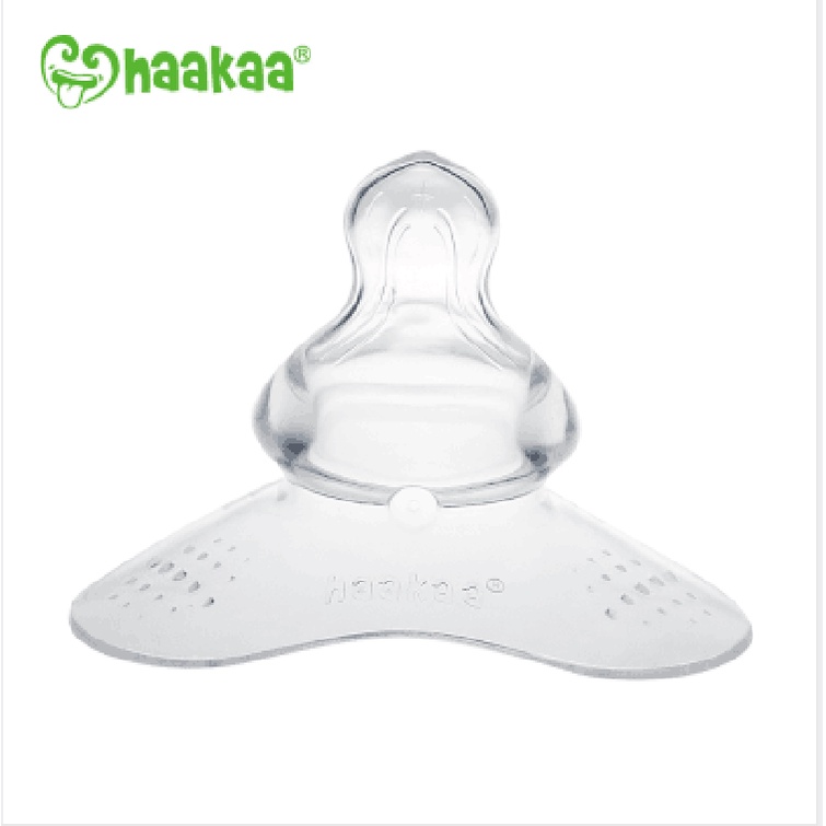 Núm trợ ti chỉnh nha Haakaa. Chất liệu silicone siêu mềm mại, an toàn, cao cấp. Không chứa BPA, PVC và phthalate
