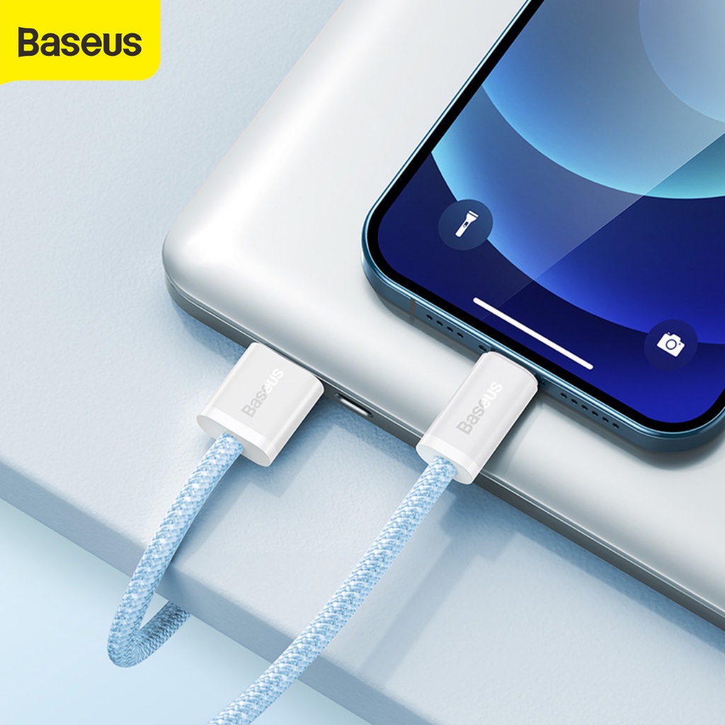 Dây Cáp Sạc Nhanh USB Baseus 2.4A Cho 14 13 12 Pro XS Max XR X