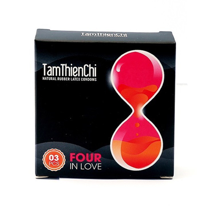 [Che tên kín đáo]Bao cao su TamThienChi Four In Love hộp 3 chiếc - Bigbull Shop