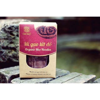 Mì gạo lứt đỏ hữu cơ Tâm Thủy 400g