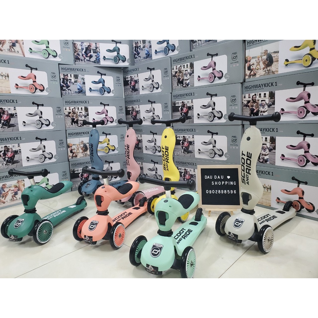 Scoot and Ride highway kick 1 CHÍNH HÃNG - Scooter, Xe chòi chân cho bé