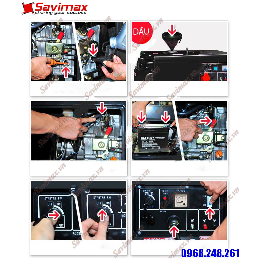 Máy phát điện 1 pha TOMIKAMA 5kw, model HLC - 6500 | BigBuy360 - bigbuy360.vn