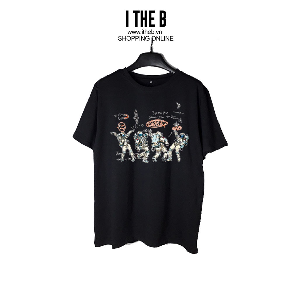 Áo Thun Sticker NaPaS Cotton Cao Cấp - Áo form rộng thời trang ITHEBshop