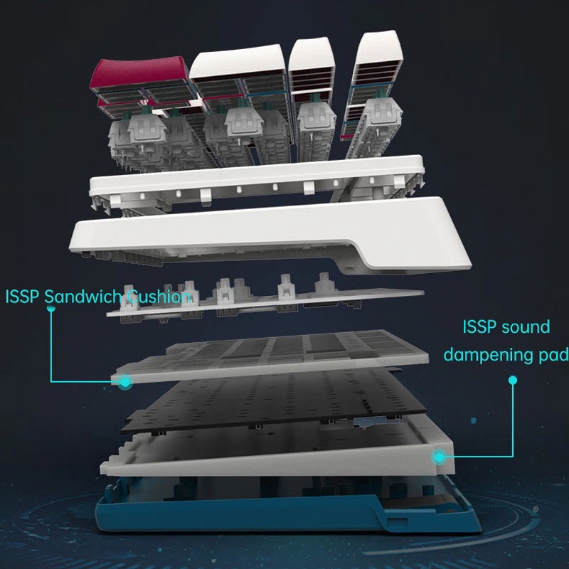 Bàn phím cơ FL-Esports CMK98 SAM Tropical Forest / Metal Heart / Marshmallow