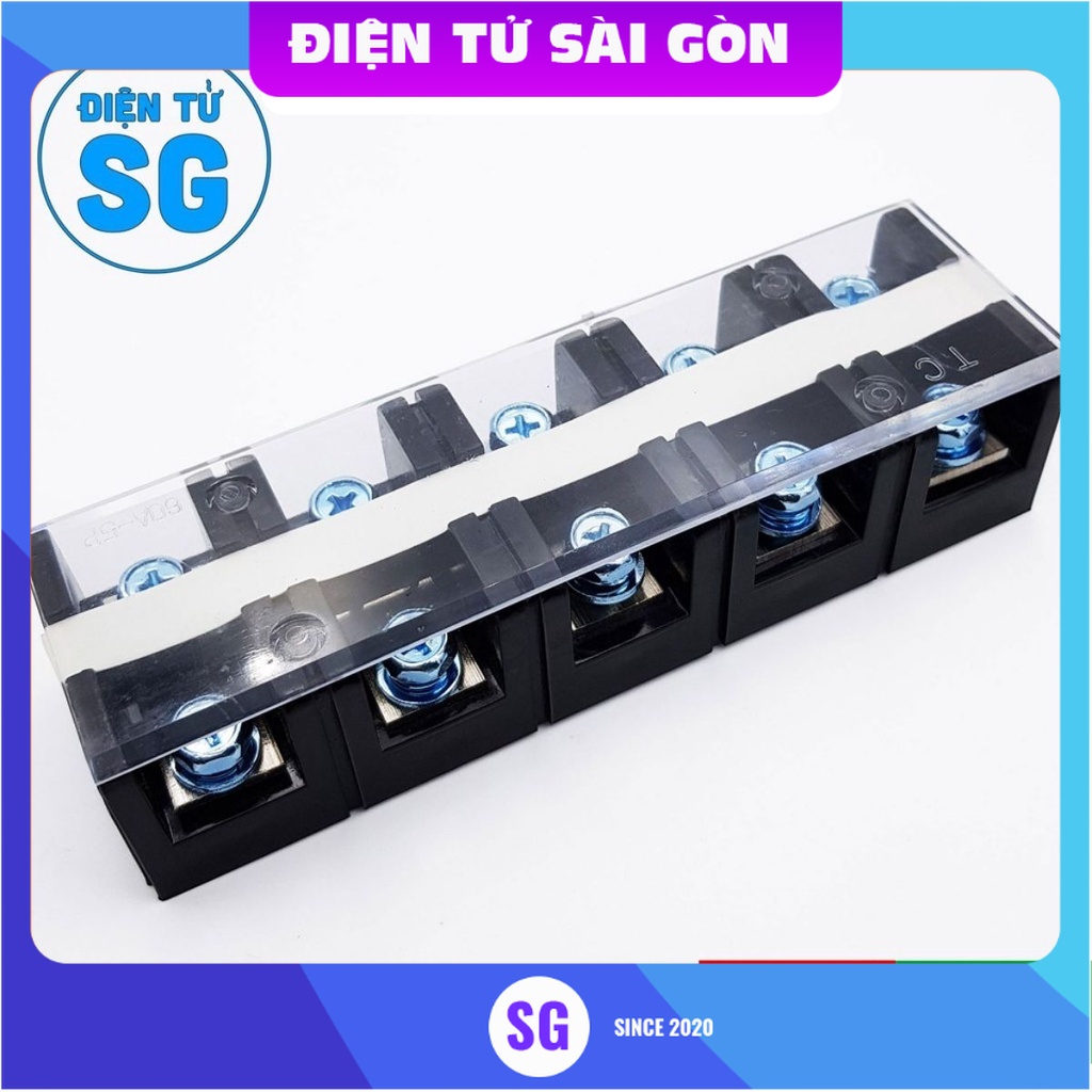 Thiết bị đấu nối tủ điện Terminal Block TC-604-60A 4P-5P