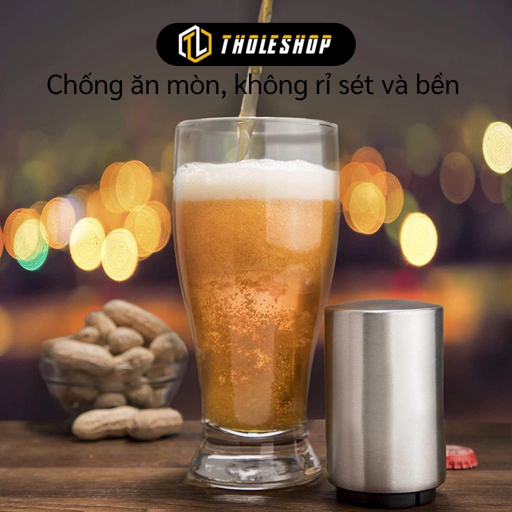 Đồ Khui Bia - Dụng Cụ Mở Nắp Chai Bia, Nước Ngọt Bằng Thép Tự Động Tiện Lợi 8542