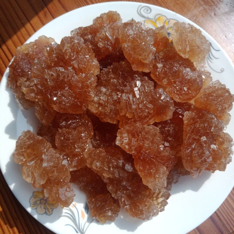 ĐƯỜNG PHÈN MẬT MÍA HỮU CƠ, KẾT TINH TỰ NHIÊN, 1KG PHÈN VỠ