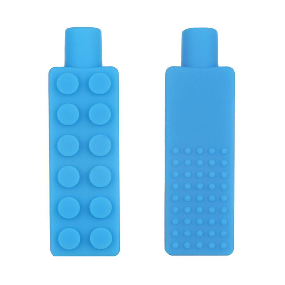 LUOL Đồ Chơi Gặm Nướu Hình Khối Bút Chì Bằng Silicone Cho Bé