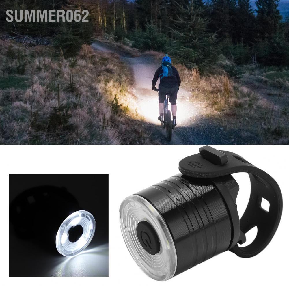 Summer062 Bicycle Front Lights Aluminum Alloy Helmet Light Night Riding Warning Safety LED Headlight