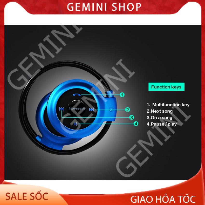 Tai nghe Bluetooth hỗ trợ thẻ nhớ móc tai mini Model 503