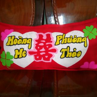 Bộ gối cưới handmade