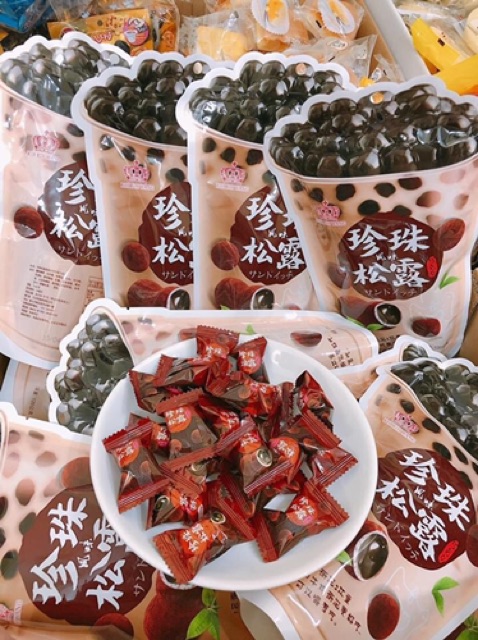 KẸO TRÀ SỮA TRÂN CHÂU ĐƯỜNG ĐEN HOT HIT