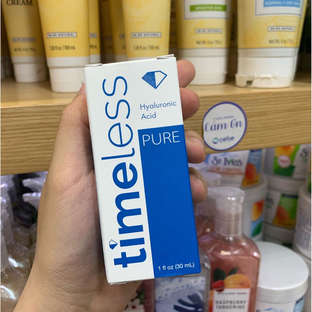 Serum cấp nước Timeless Hyaluronic Acid Pure (30mL)